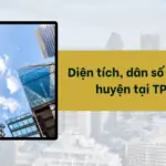 Diện tích, dân số các quận, huyện tại TPHCM