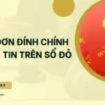 Mẫu đơn đính chính thông tin trên sổ đỏ