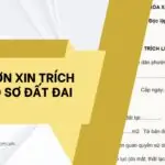 Mẫu đơn xin trích lục hồ sơ đất đai