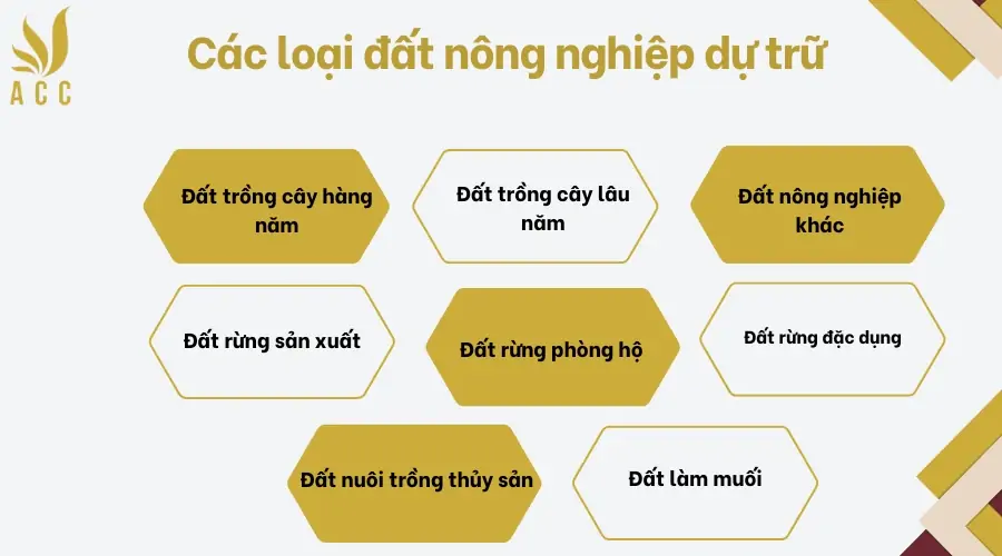 Các loại đất nông nghiệp dự trữ