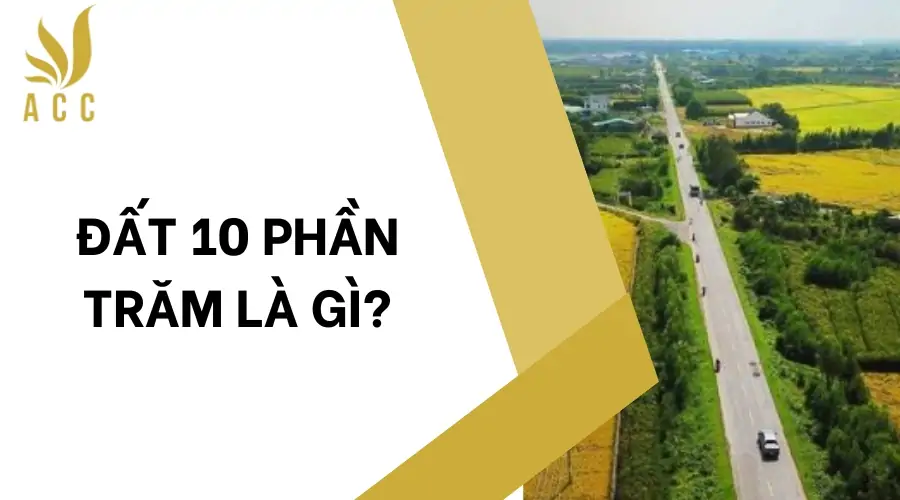 Đất 10 phần trăm là gì