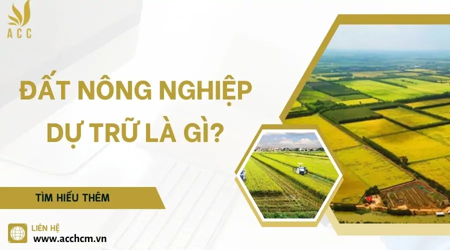 Đất nông nghiệp dự trữ là gì