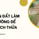 Hiến đất làm đường để tách thửa