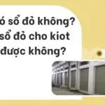 Kiot có sổ đỏ không Làm sổ đỏ cho kiot chợ được không