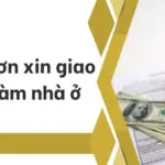 Mẫu đơn xin giao đất làm nhà ở