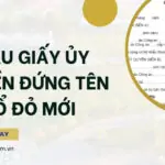 Mẫu giấy ủy quyền đứng tên sổ đỏ mới