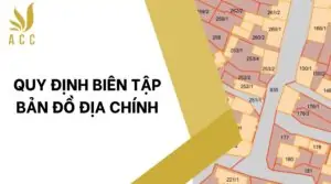 Quy định biên tập bản đồ địa chính