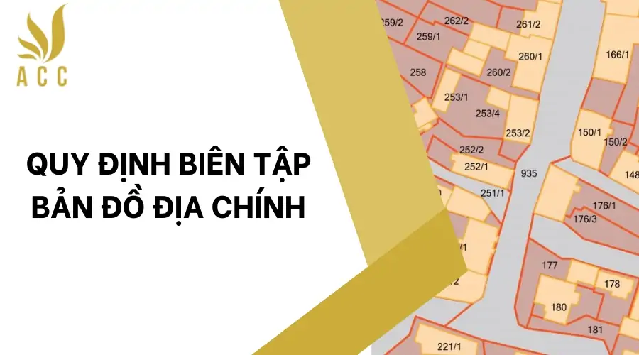 Quy định biên tập bản đồ địa chính