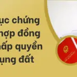 Thủ tục chứng thực hợp đồng thế chấp quyền sử dụng đất