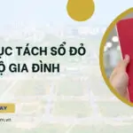 Thủ tục tách sổ đỏ hộ gia đình