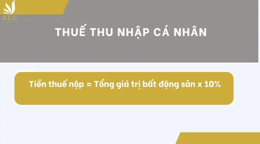 Thuế thu nhập cá nhân