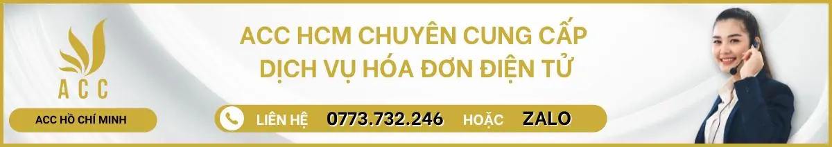 Dịch vụ hoá đơn điện tử tại TPHCM của ACC HCM