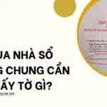 Mua nhà sổ hồng chung cần giấy tờ gì