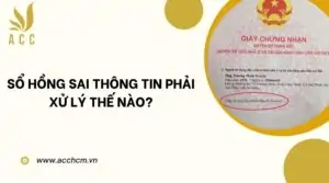 Sổ hồng sai thông tin phải xử lý thế nào