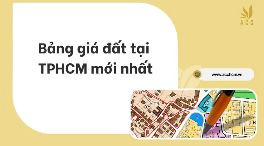 Bảng giá đất_ tại TPHCM mới nhất