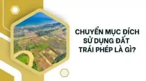 Chuyển mục đích sử dụng đất trái phép là gì