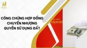 Công chứng hợp đồng chuyển nhượng quyền sử dụng đất