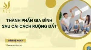 Thành phần gia đình sau cải cách ruộng đất​