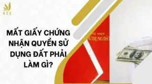 Mất giấy chứng nhận quyền sử dụng đất phải làm gì