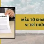 Mẫu tờ khai sơ đồ vị trí thửa đất_