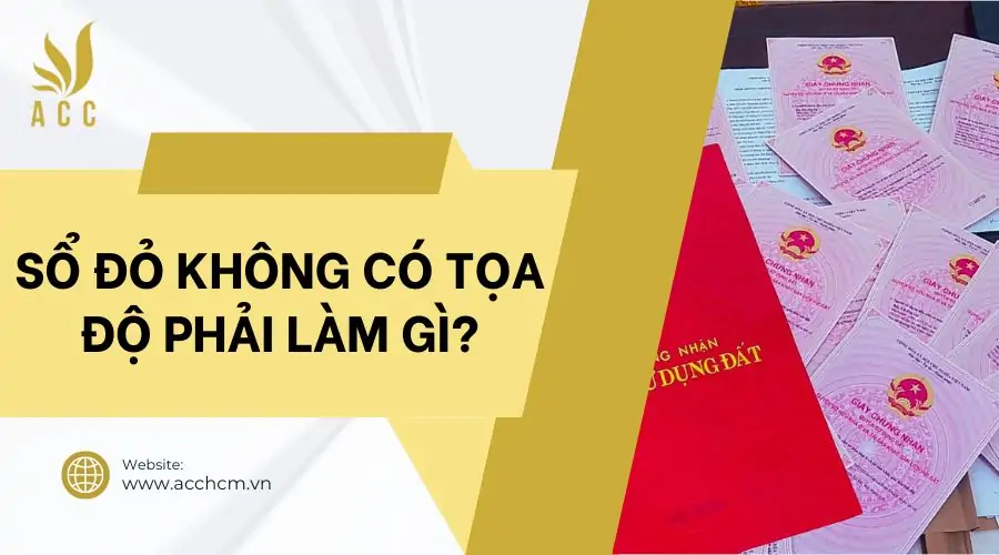 Sổ đỏ không có tọa độ phải làm gì