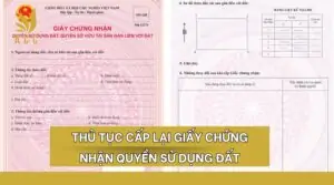 Thủ tục cấp lại giấy chứng nhận quyền sử dụng đất