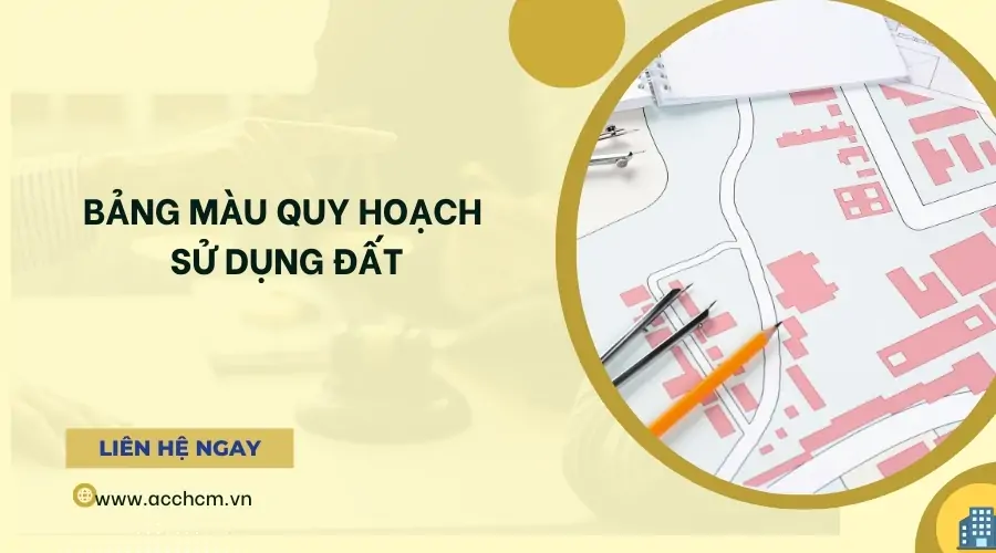 Bảng màu quy hoạch sử dụng đất_