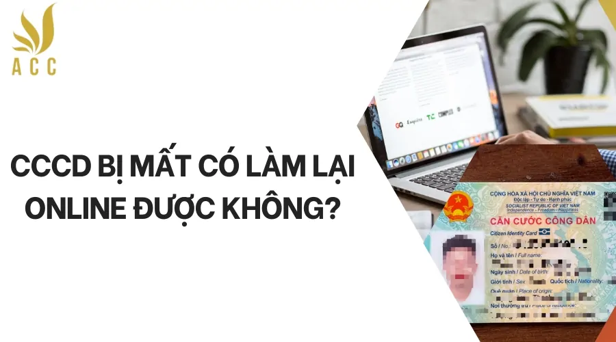 CCCD bị mất có làm lại online được không