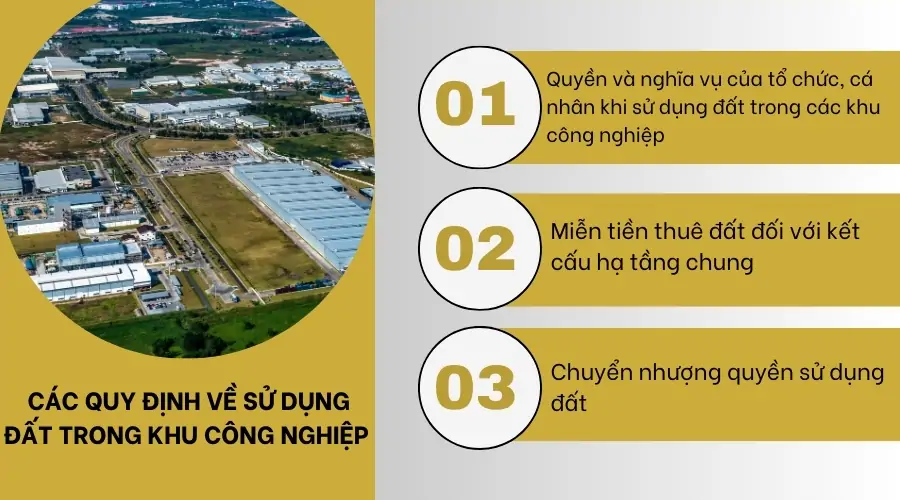 Các quy định về sử dụng đất trong khu công nghiệp