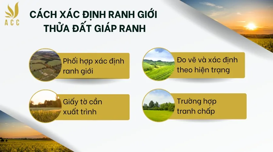 Cách xác định ranh giới thửa đất giáp ranh