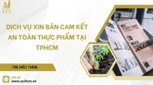 Dịch vụ xin bản cam kết an toàn thực phẩm tại TPHCM