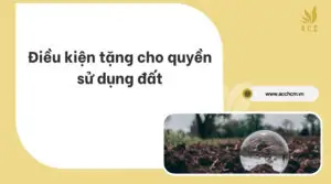 Điều kiện tặng cho quyền sử dụng đất