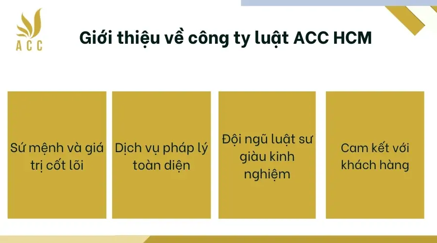 Giới thiệu về công ty luật ACC HCM