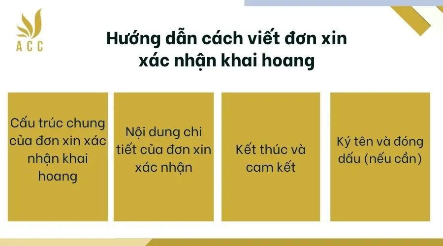 Hướng dẫn cách viết đơn xin xác nhận khai hoang