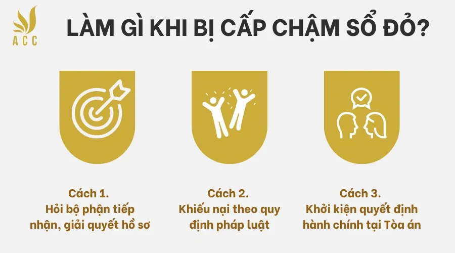 Làm gì khi bị cấp chậm sổ đỏ?