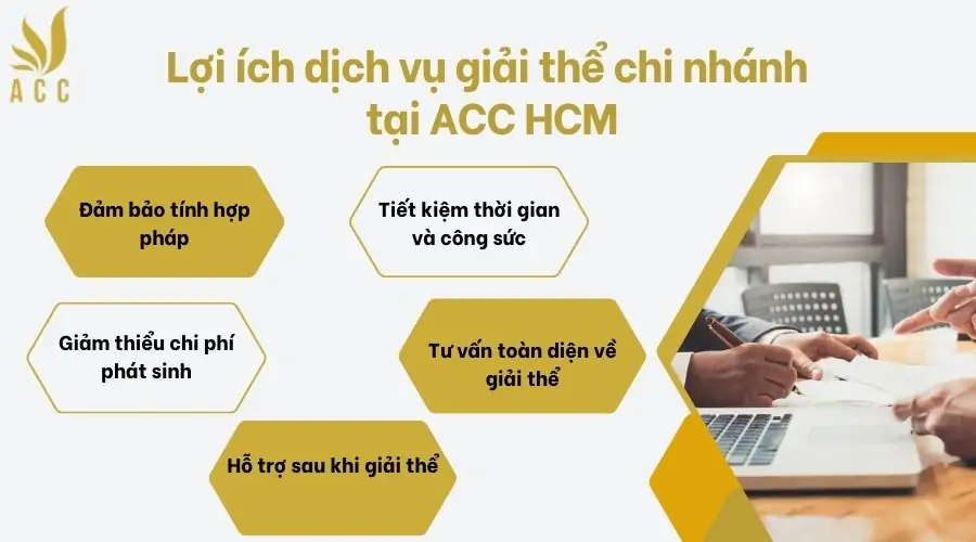 Lợi ích dịch vụ giải thể chi nhánh tại ACC HCM