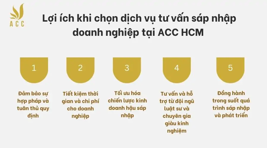 Lợi ích khi chọn dịch vụ tư vấn sáp nhập doanh nghiệp tại ACC HCM