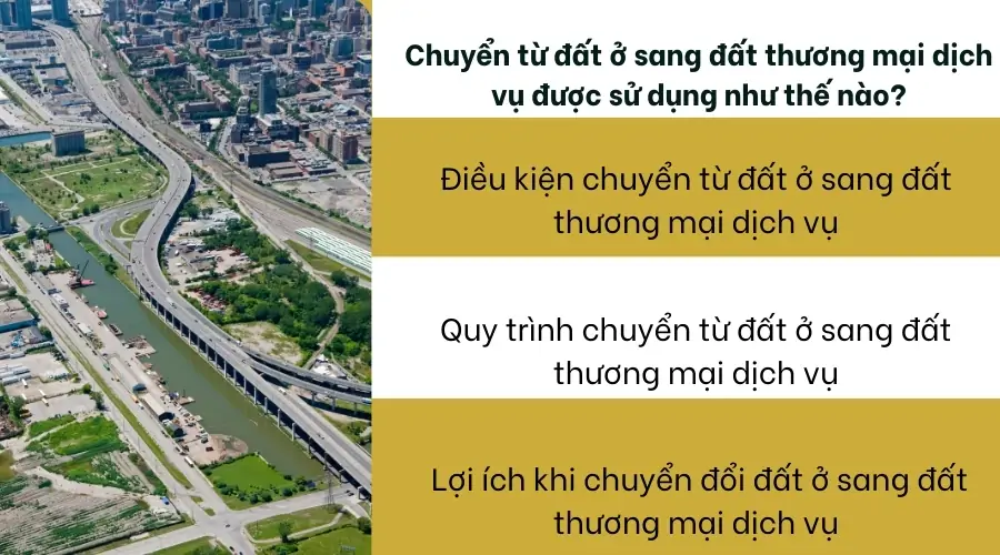  chuyển đổi đất ở sang đất thương mại dịch vụ