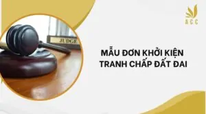 Mẫu đơn khởi kiện tranh chấp đất đai