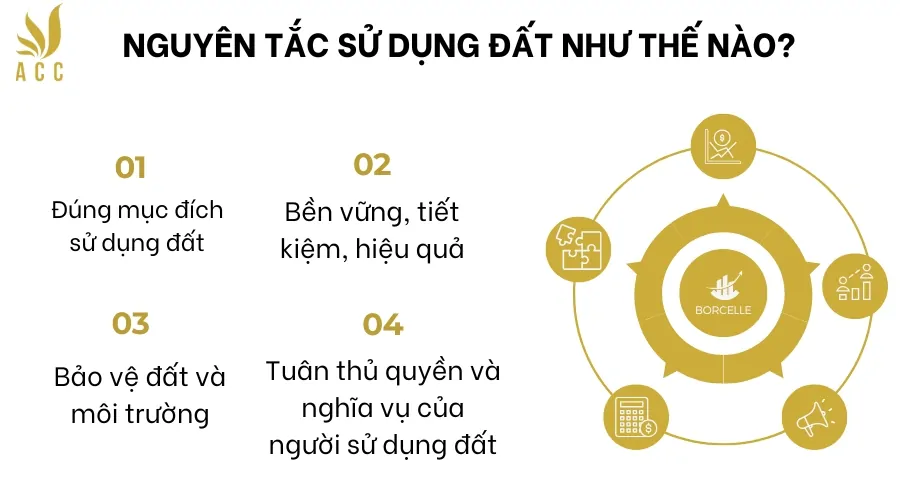 Nguyên tắc sử dụng đất như thế nào? 