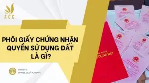 Phôi giấy chứng nhận quyền sử dụng đất là gì