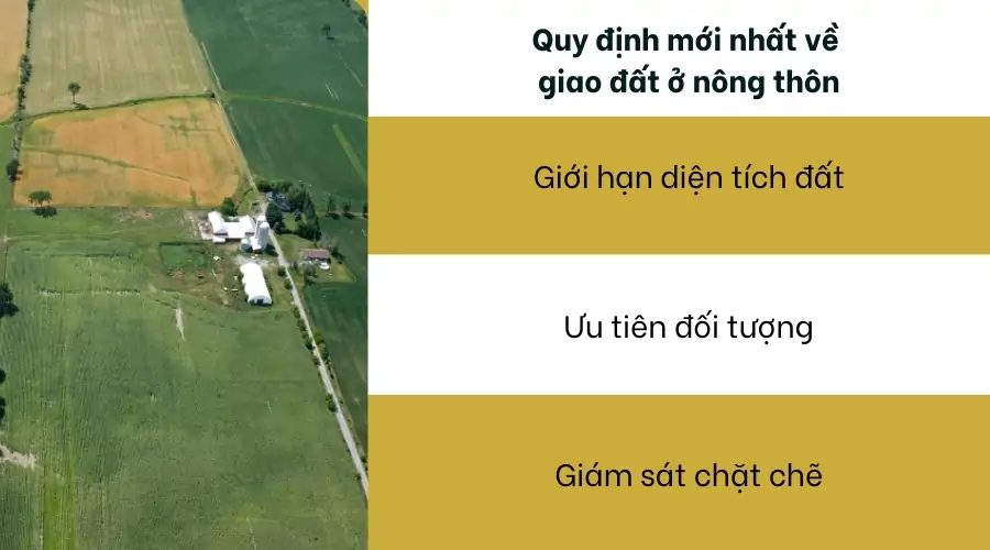 Quy định mới nhất về giao đất ở nông thôn