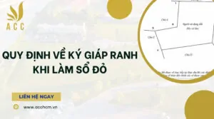 Quy định về ký giáp ranh khi làm sổ đỏ