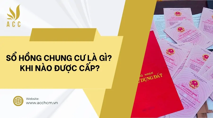 Sổ hồng chung cư là gì Khi nào được cấp