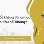 Sử dụng đất không đúng mục đích có bị thu hồi không