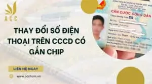 Thay đổi số điện thoại trên CCCD có gắn chip