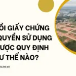 Thu hồi giấy chứng nhận quyền sử dụng đất được quy định như thế nào