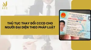 Thủ tục thay đổi CCCD cho người đại diện theo pháp luật