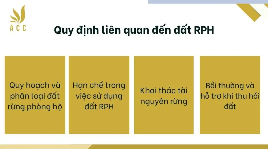 Quy định liên quan đến đất RPH