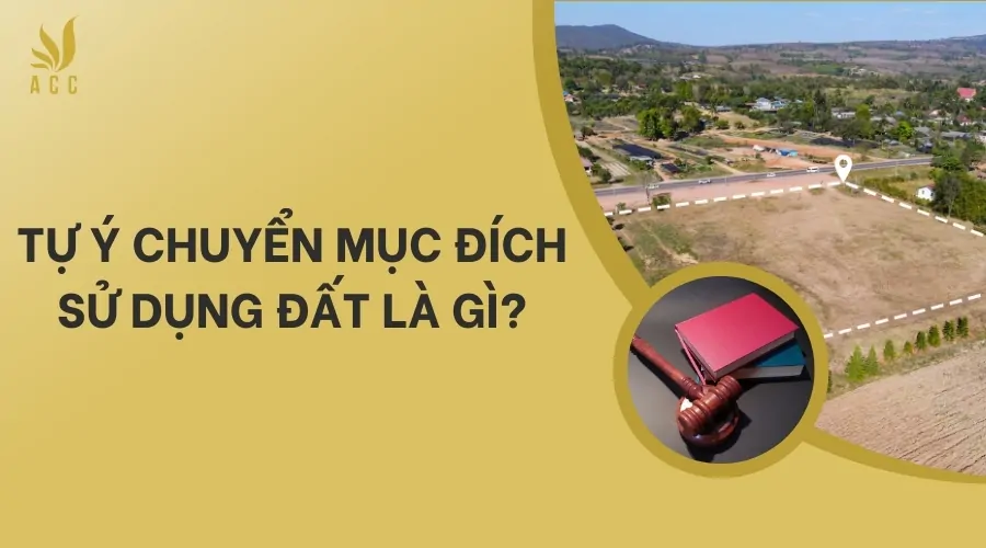 Tự ý chuyển mục đích sử dụng đất là gì?